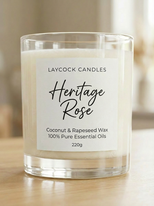 Heritage Rose Luxury Candle