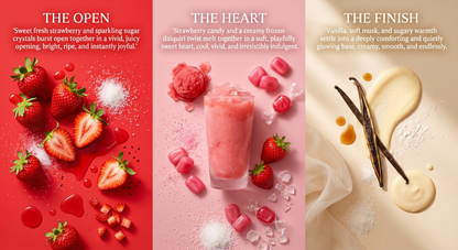 BAKED BY FIN X LAYCOCK CANDLES STRAWBERRY DAIQUIRI