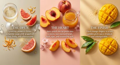 BAKED BY FIN X LAYCOCK CANDLES RESTING PEACH FACE  Luxury wax Melts