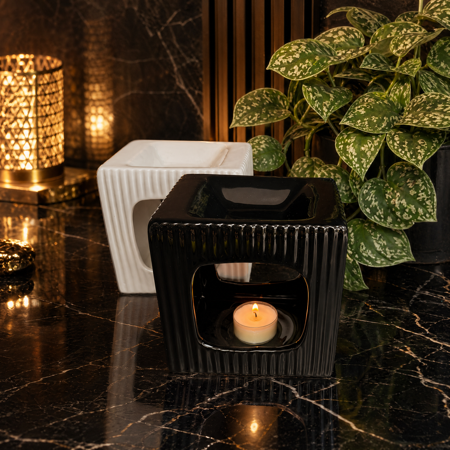 The Edith Black  Luxury Ceramic Burners