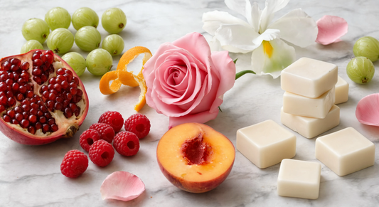 Pomegranate Harvest Luxury Wax Melts | Fruity Floral Home Fragrance | Laycock Candles