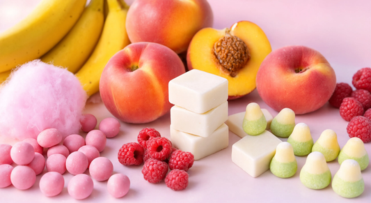Sugared Peach Luxury Wax Melts | Fruity Gourmand Home Fragrance | Laycock Candles
