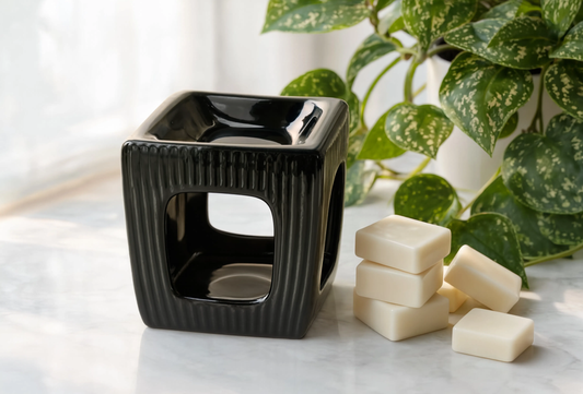The Edith Black  Luxury Ceramic Burners  | Minimalist Home Fragrance | Laycock Candles