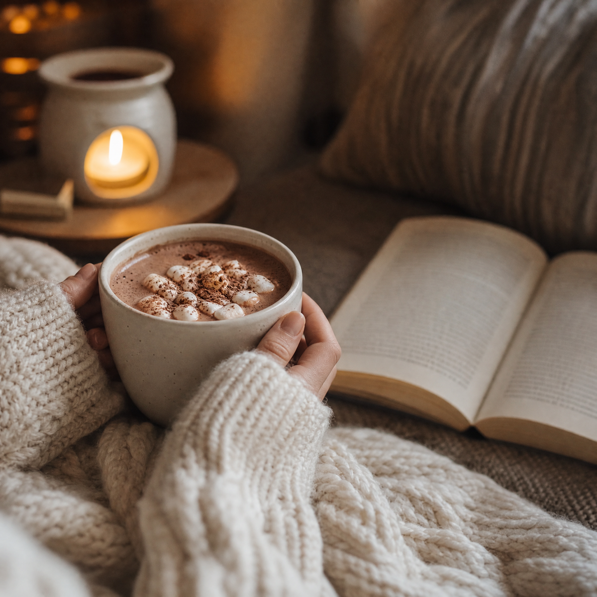 Indulgent Hot Chocolate | Luxury Wax Melt Clamshell
