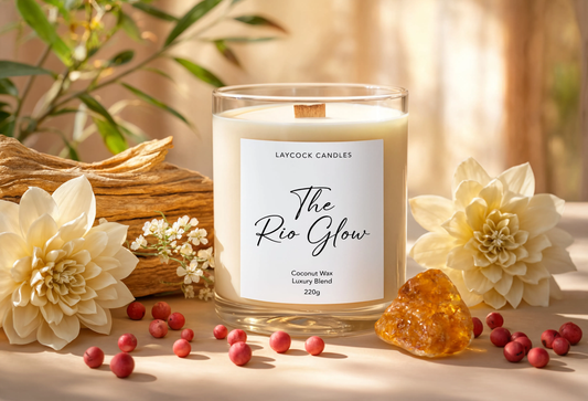 The Rio Glow Luxury Candle | Warm Floral Home Fragrance | Laycock Candles