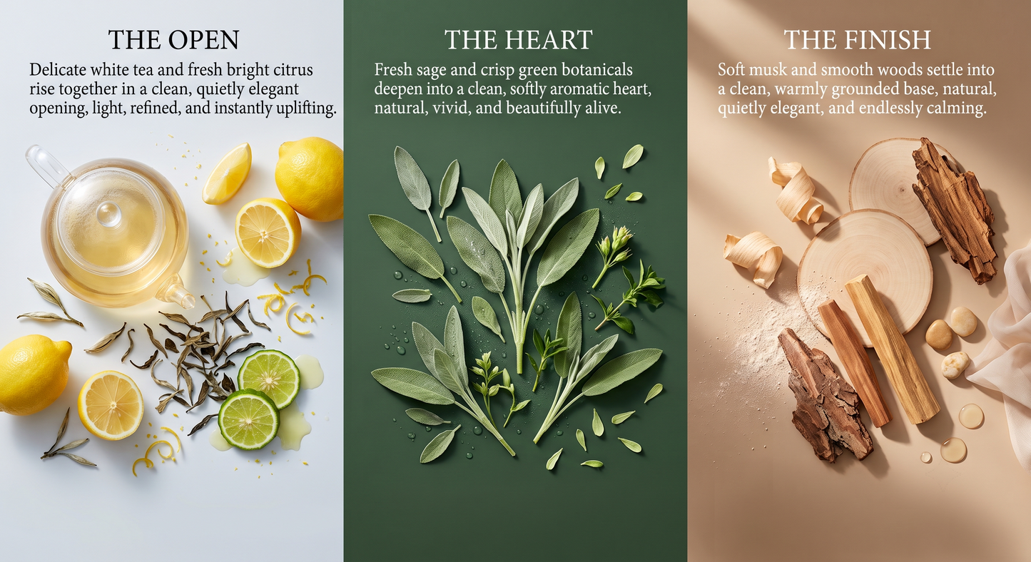Balanced . White Tea & Sage | The Clarity Collection